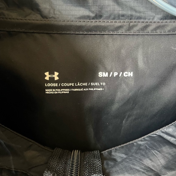 Under Armour black windbreaker jacket size S - Picture 4 of 10